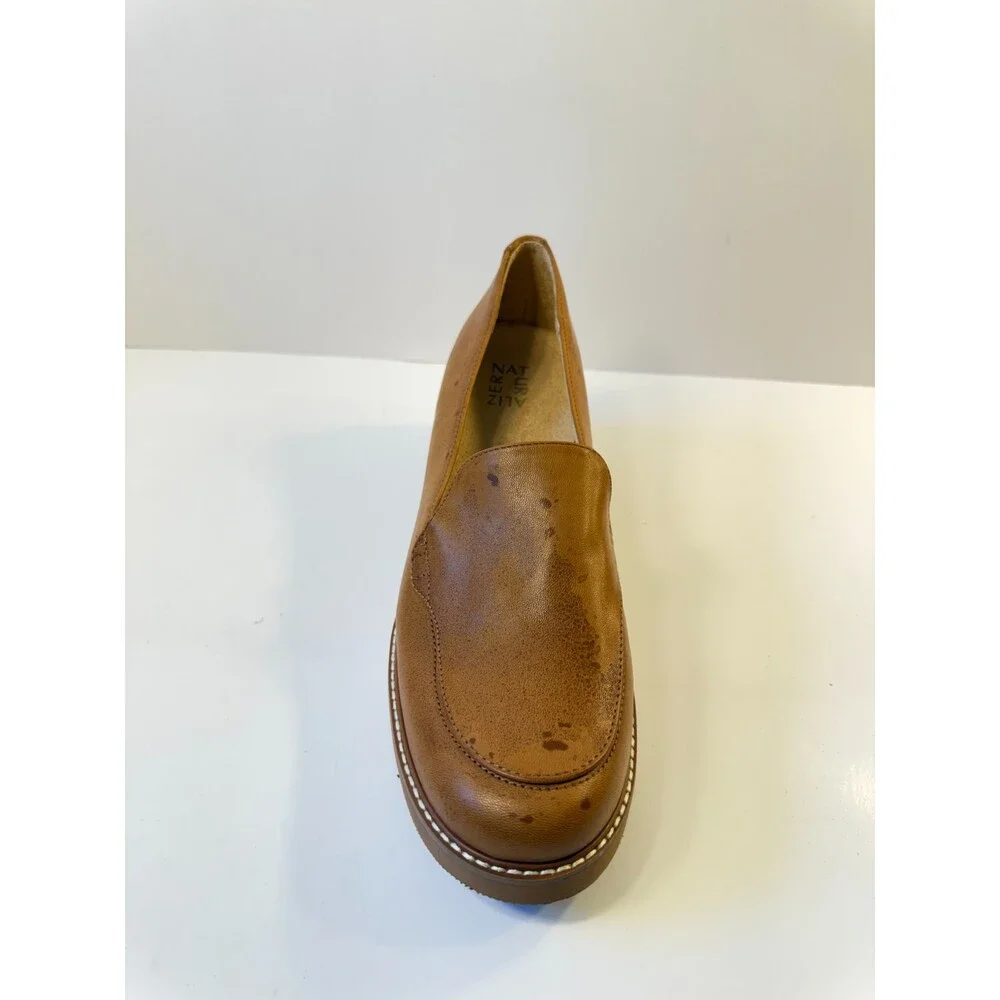 Naturalizer Women's Cabaret Heeled Loafer English Tea Brown 12 M